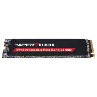 M.2 Patriot 4TB 7400/6400 VP4300 Lite M.2 PAT PCIe (schwarz, PCIe 4.0 x4, NVMe 2.0, M.2 2280)