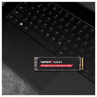 M.2 Patriot 4TB 7400/6400 VP4300 Lite M.2 PAT PCIe (schwarz, PCIe 4.0 x4, NVMe 2.0, M.2 2280)
