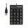 DELOCK USB Nummernblock 19 Tasten schwarz