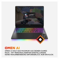 HP OMEN MAX Gaming Laptop 16-ak0097ng 16" 2.5K IPS AMD Ryzen™ AI 9 HX 375 32GB/1TB RTX 5080 W11Home