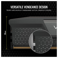 32GB PC 6000 CL38 CORSAIR KIT (2x16GB) VENGEANCE Black retail
