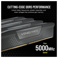 32GB PC 6000 CL38 CORSAIR KIT (2x16GB) VENGEANCE Black retail