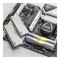 ADATA DIMM 64 GB 6400 (2x 32 GB) Dual-Kit (schwarz, AX5U6400C3232G-DCLARBK, Lancer RGB, INTEL XMP)