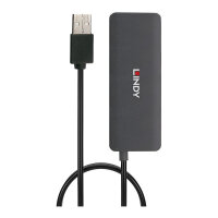LINDY USB 2.0 Hub 4 Port ohne Netzteil