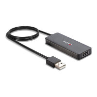LINDY USB 2.0 Hub 4 Port ohne Netzteil
