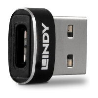 LINDY Adapter USB 2.0 an USB Typ C M/F