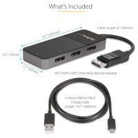 3 PORT DISPLAYPORT 1.4 MST HUB