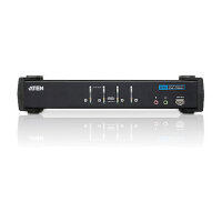 DATA KVM Desktop Switch 4-Port USB DVI KVM Switch with...