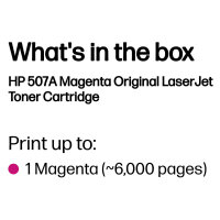 HP 507A original Toner cartridge CE403A magenta standard capacity 6.000 pages 1-pack