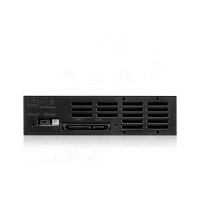 Wechselrahmen. 1xSATA/SAS 3.5" zu 1xSATA Host in 5.25" Einbauschacht. EasySwap trägerlos. Alu/ Plastik ICY BOX