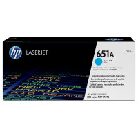 HP 651A Original Toner cyan Standardkapazitt 16.000 Seiten 1er-Pack