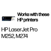 HP Toner 201A CF402A Gelb bis zu 1.330 Seiten ISO/IEC 19798