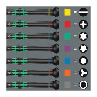 Wera Kraftform Micro-Set Schraubendrehersatz 12-tlg.