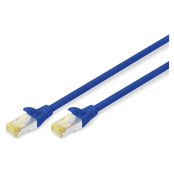 DIGITUS CAT 6A S/FTP Patchkabel, 3m, blau