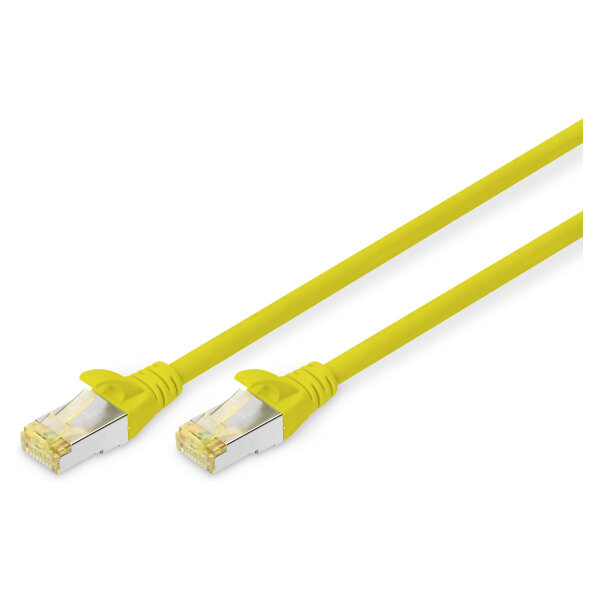 DIGITUS CAT 6A S/FTP Patchkabel, 3m, gelb