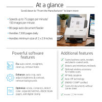 HP ScanJet Enterprise Flow 7000 s3 Dokumentenscanner 75 S./Min. ADF Duplex