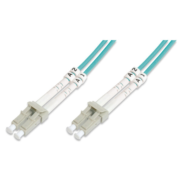 DIGITUS LWL Patchkabel LC -> LC 20.00m Multimode Duplex OM3