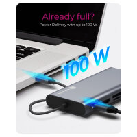 ICY BOX IB-DK4040-CPD USB-C 10-in-1 PD 100W DockingStation