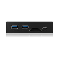 HUB ICY BOX IB-HUB1417-i3 - Hub - 2 x SuperSpeed USB 3.0 + 1 x USB-C
