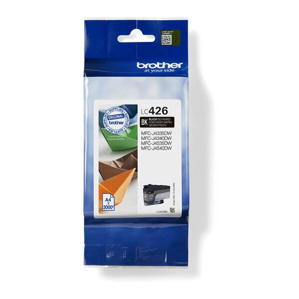 Brother Tinte LC-426BK Schwarz bis zu 3.000 Seiten nach ISO/IEC 24711