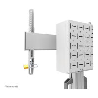Neomounts FL50S-825WH1 mobiler Bodenständer für 37-75" Bildschirme - Weiß