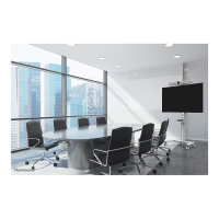 Neomounts FL50S-825WH1 mobiler Bodenständer für 37-75" Bildschirme - Weiß