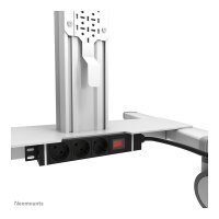 Neomounts FL50S-825WH1 mobiler Bodenständer für 37-75" Bildschirme - Weiß