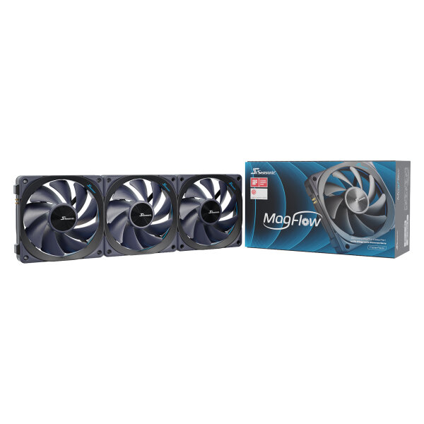 120mm Seasonic MagFlow 1225PWM -3Pack