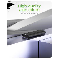 ICY BOX IB-1807MT-C31 Externes USB-C 3.2 Gehäuse für M.2 NVMe SSD mit Schreibschutz
