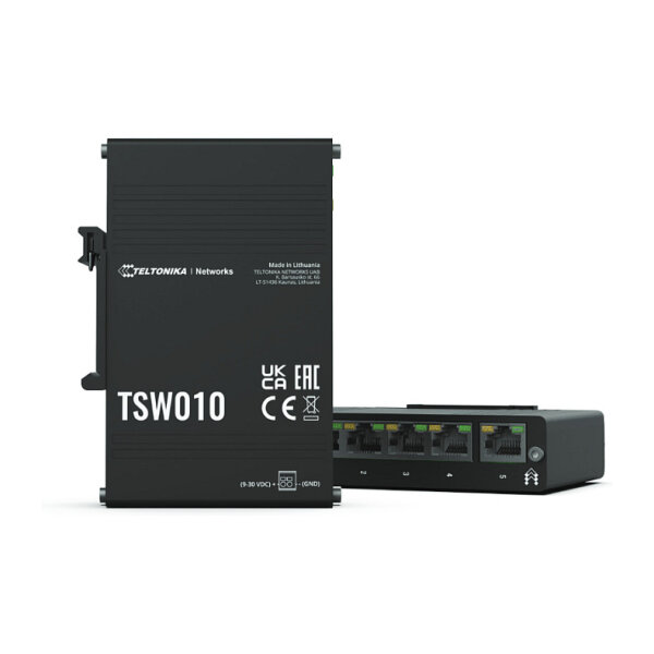 5P Teltonika TSW010 Din Rail Switch