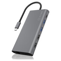 ICY BOX IB-DK4050-CPD USB-C 12-in-1 PD 100W DockingStation