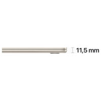 Apple Macbook Air 15" - M2 8-Core - 10-Core GPU - 8 GB - 256 GB SSD - Polarstern