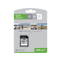 CARD PNY Elite - Flash-Speicherkarte - 32 GB - UHS-I U1 /...
