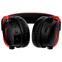 HP HyperX Cloud Alpha Wireless Gaming Headset - Virtual 7.1-Surround/DTS Headphone:X 2.0/Spatial Audio/Over-Ear - schwarz/rot