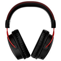 HP HyperX Cloud Alpha Wireless Gaming Headset - Virtual 7.1-Surround/DTS Headphone:X 2.0/Spatial Audio/Over-Ear - schwarz/rot