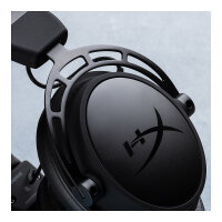 HP HyperX Cloud Alpha Wireless Gaming Headset - Virtual 7.1-Surround/DTS Headphone:X 2.0/Spatial Audio/Over-Ear - schwarz/rot