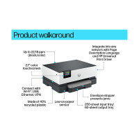 T HP OfficeJet Pro 9110b Tintenstrahldrucker A4 LAN WLAN Duplex