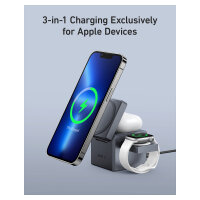 Anker 3-in-1 Charge Cube MagSafe All-in-One-Ladelösung Apple 15W grey