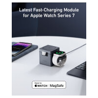 Anker 3-in-1 Charge Cube MagSafe All-in-One-Ladelösung Apple 15W grey
