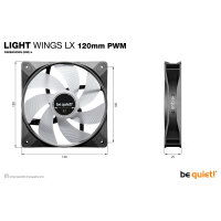 120mm be quiet! LIGHT WINGS LX PWM
