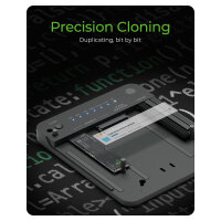 ICY BOX IB-2913MCL-C31 USB-C 3.2 Klon- und DockingStation für 2x M.2 NVMe/SATA SSD und 3,5"/2,5" HDD/SSD