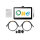 Wacom DIG One DTC121W0B - Digitalisierer mit LCD Anzeige