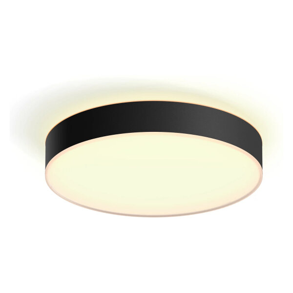 Philips Hue White Ambiance Enrave Deckenleuchte L Schwarz 4500lm inkl DS
