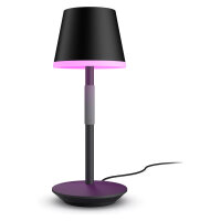 Philips Hue White & Color Ambiance Go Tragbare Tischleuchte Schwarz