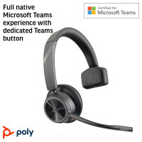 HP Poly BT Headset Voyager 4310 UC Mono USB-C Teams