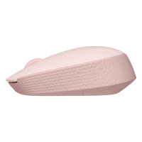 Logitech M171 Mouse right and left-handed optical 3 buttons wireless 2.4 GHz USB wireless receiver pink