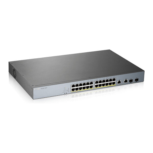 24+2P ZyXEL GS1350 RM M POE+