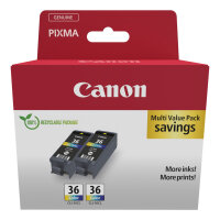 Canon Tinte CLI-36 1511B001 Color 2er Pack