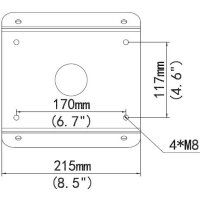 ALLNET Cornermount/Deckenhalter Eckadapter for...