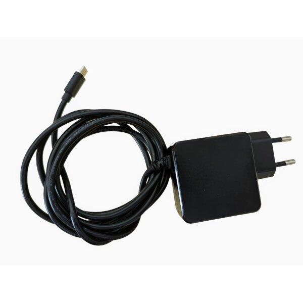 Z ALLNET Ersatznetzteil QC USB-C PD GaN Netzteil Power Supply 45 Watt 1x USB Typ-C mit 2m festem Kabel**EU PLUG**